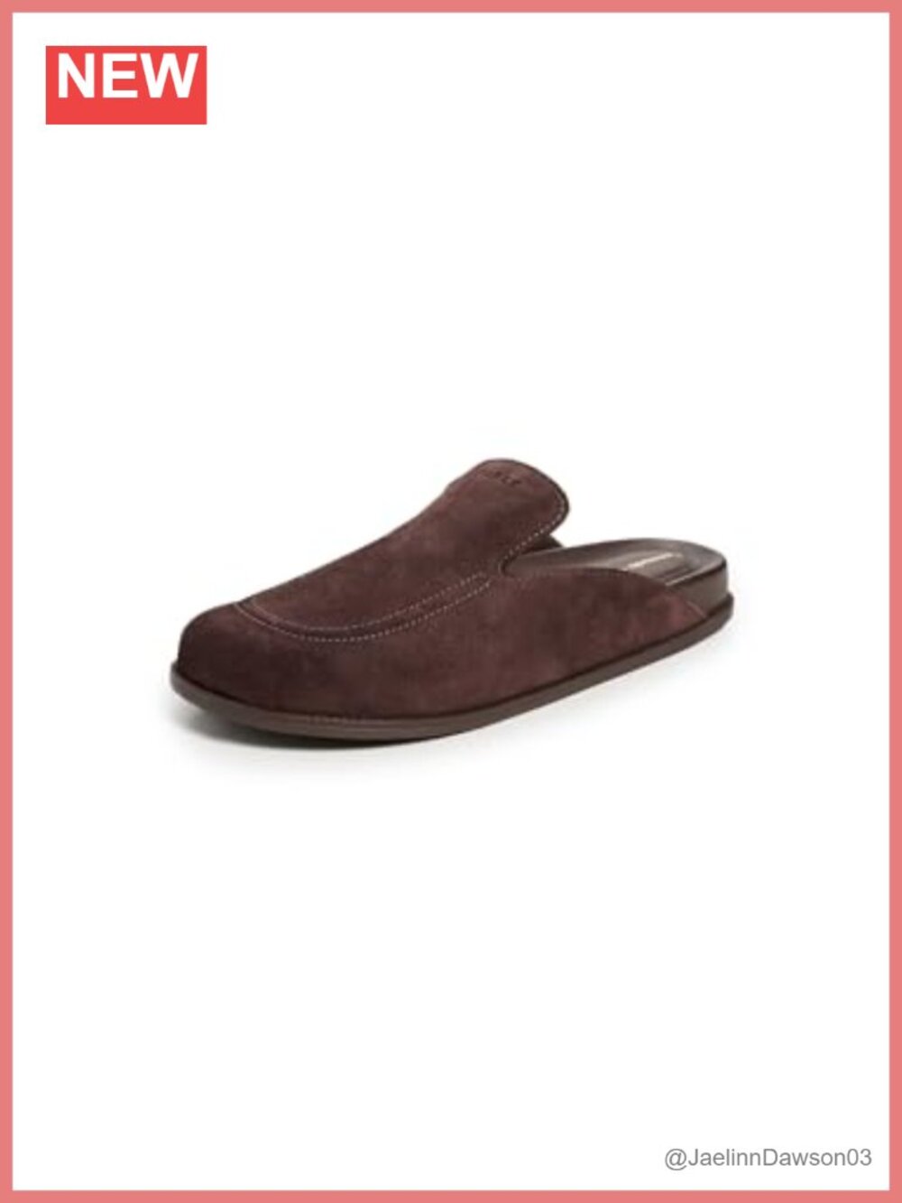 Larroude x Parke Suede Clogs Women's Cushioned Footbed Pull-On Mules & Clogs